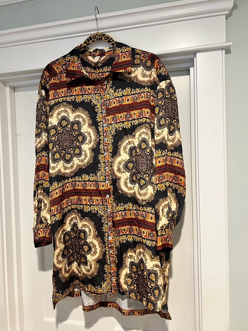 Spell x Baby Anything Rumor Shirt Dress - Sz M - Picture 5 of 11